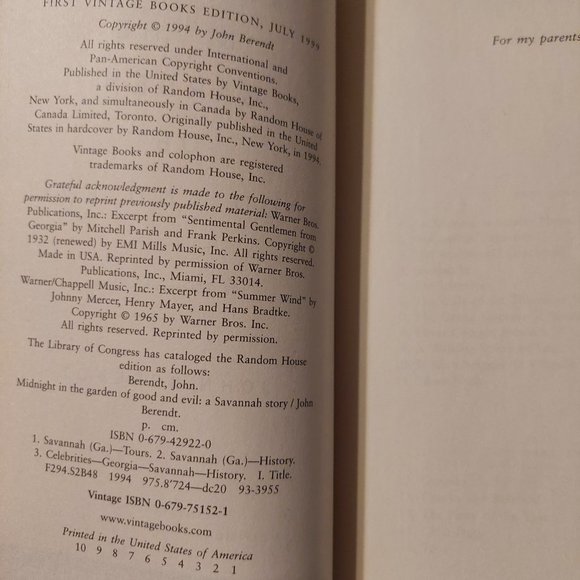 Midnight in the Garden of Good and Evil - Picture 4 of 6